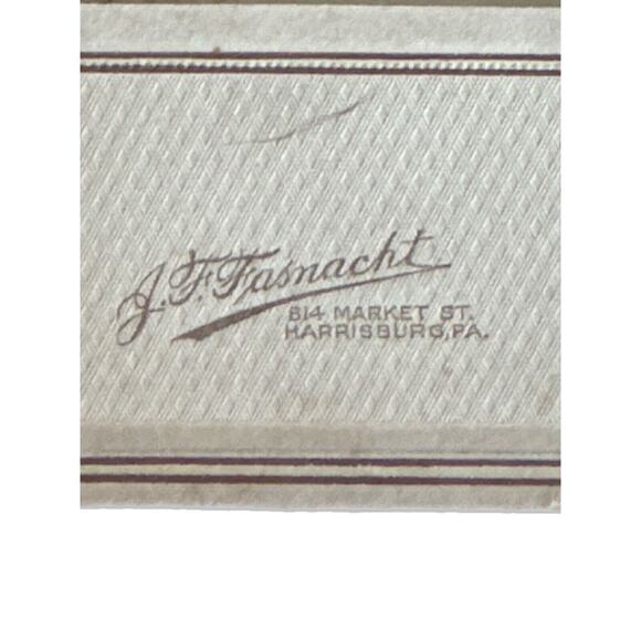 Antique Photograph Ephemera Framed Sepia Tone Family JF Fasnacht Harrisburg PA - Picture 3 of 7